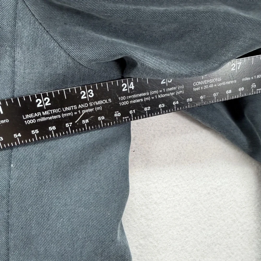 Alfani Blazer‎ Jacket Mens 44 Gray Lined Single Breasted Faux Suede Formal Coat